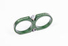 Radium Engineering 20-0122 2-Piece Fuel Pump Clamp For Bosch 044 - Green W/ Logo
