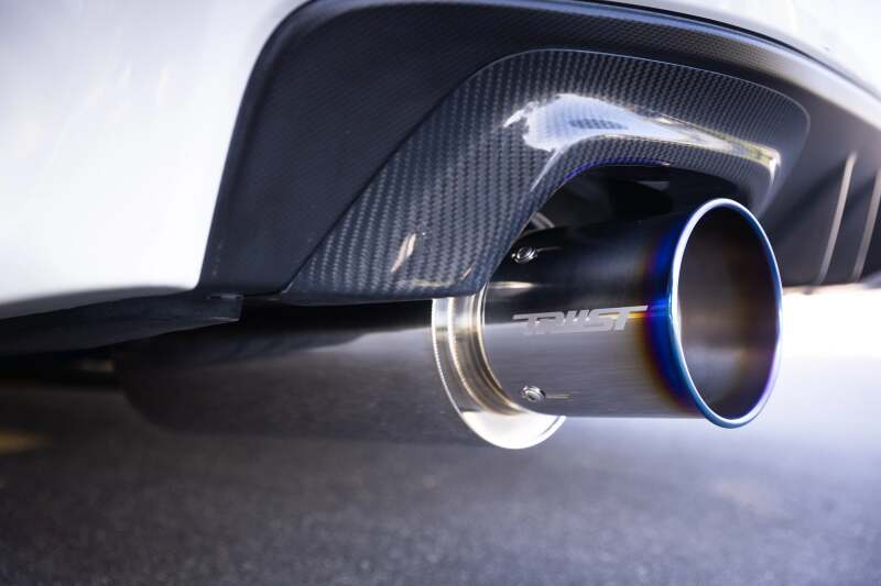 GReddy 11007120 Titanium Trust PE-TR Tip L 110MM x 115MM - Titanium Burnt Finish