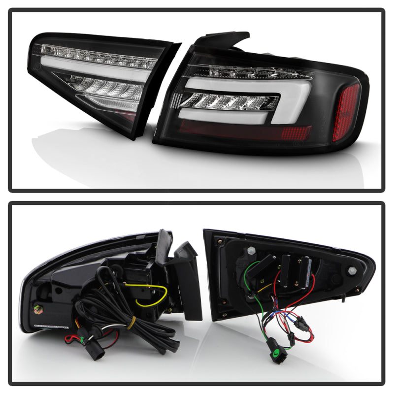 Spyder 5087171 fits Audi 13-16 A4 4DR LED Tail Lights LED Clear Reverse Lights