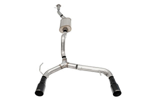CORSA Performance 21206BPC Corsa 21-25 fits Ford Bronco 2.3L 4-Door 2.75in Cat-Back Dual Rear Exhaust w/ 4in Straight-Cut Black Tips