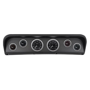 AutoMeter 2938-15 Autometer Chrono Chrome Direct Fit Dash Kit 67-72 fits Ford F100 (2 x 3-3/8in. / 4 x 2-1/16in.)
