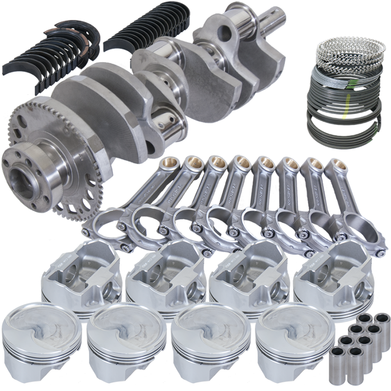 Eagle 627744005 fits Chevy LS2 4.000in Crank 58 Tth Reluctor 6.125in I-Beam Rods 4.005in Pistons Rotating Assembly