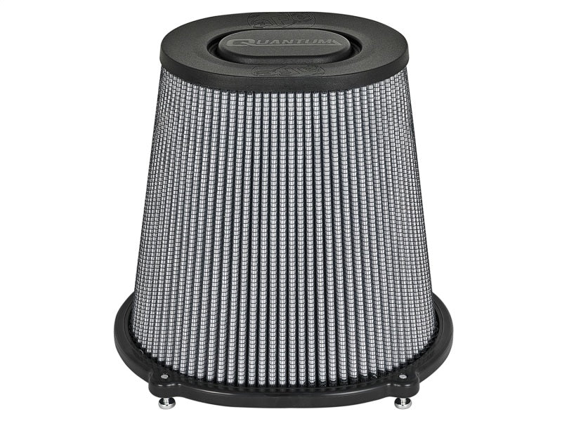 AFE 21-90098 Quantum Pro DRY S Air Filter Flat Top - 5in Flange x 9in Height