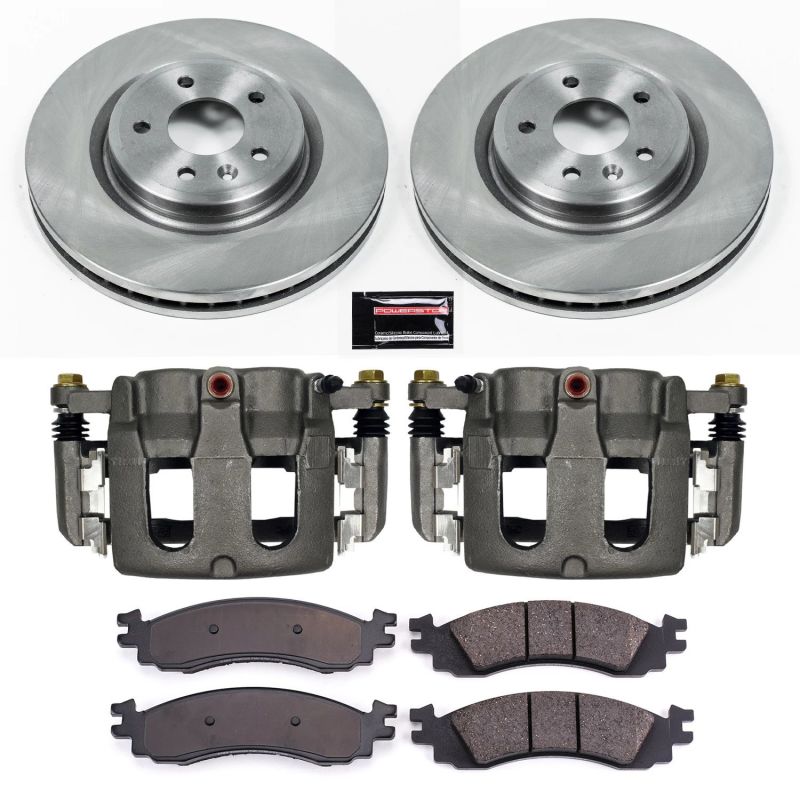 Power Stop KCOE5507 2010 fits Ford Taurus Front Autospecialty Kit w/Cals