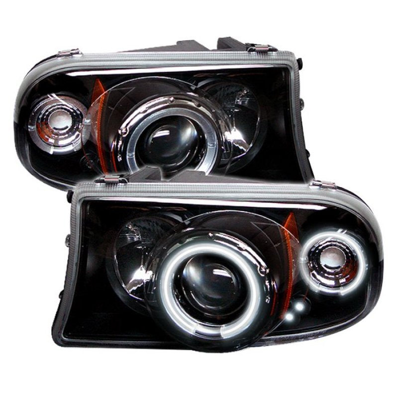 Spyder 5009807 fits Dodge 97-04 Dakota 1PC Projector Headlights CCFL Halo LED B