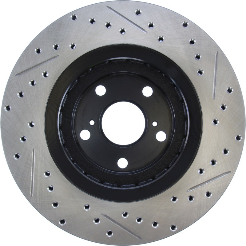 Stoptech 127.44158R Sport Drilled & Slotted Rotor - Front Right