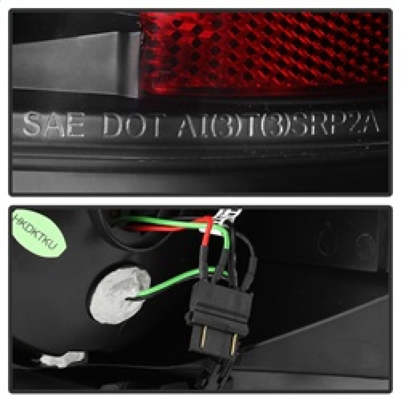 Spyder 5029584 fits Toyota 07-13 Tundra LED Tail lights Black ALT-YD-TTU07-LED-