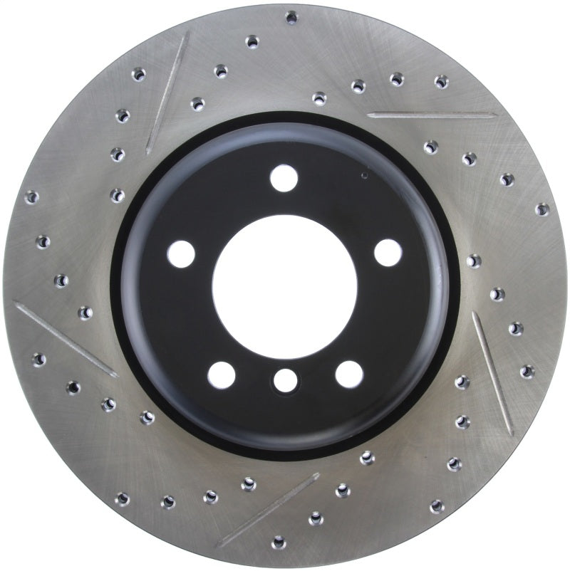 Stoptech 127.34104R Slotted & Drilled Sport Brake Rotor