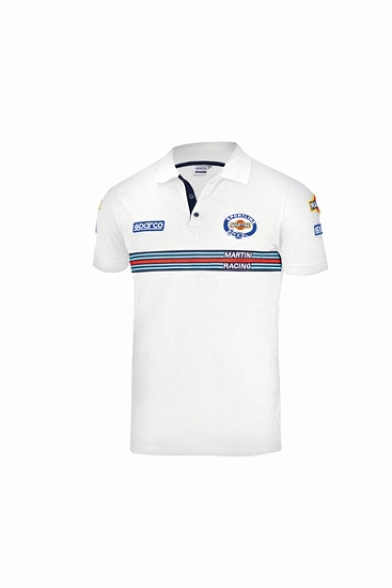 SPARCO 01275MRBI4XL Polo Replica Martini-Racing XL White