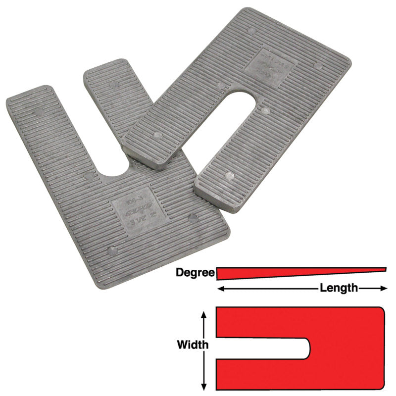 SPC Performance 10732 AL SHIMS 4X6.5X2 deg.(6)