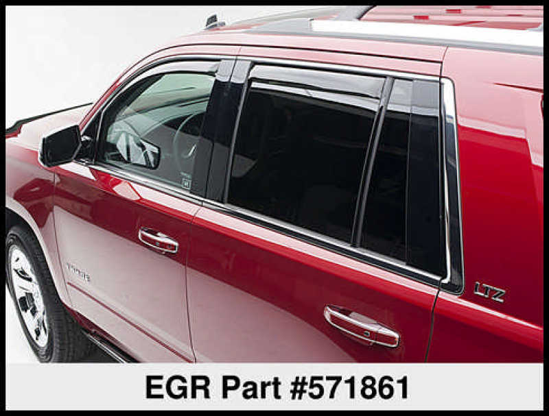 EGR 571861 15+ fits Chevy Tahoe/fits GMC Yukon In-Channel Window Visors - Set of 4 (571861)