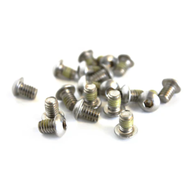 Big Gun 40-S002 1/4x20 Base Plate Allen Screws (4 pk) - Button Head (Silver)