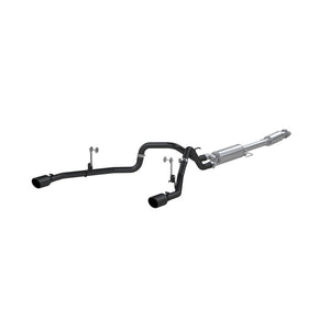 MBRP S5215BLK 2021+ F-150 2.7L/ 3.5L Ecoboost, 5.0L 3in Cat Back 2.5in Dual