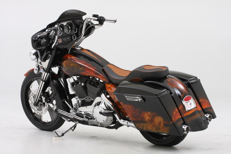 National Cycle N27403 Harley FLHT/FLHX/FLHTK/SE Touring/ Tri-Glide Wave Low Windshield - Dark Tint