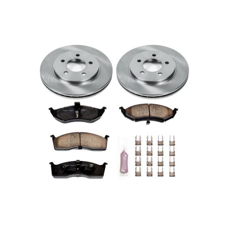 PowerStop KOE2140 2000 fits Chrysler Grand Voyager Front Autospecialty Brake Kit