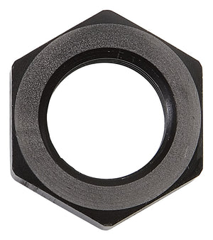 Russell 661893 Performance -6 AN Bulkhead Nuts 9/16in -18 Thread Size (Black)