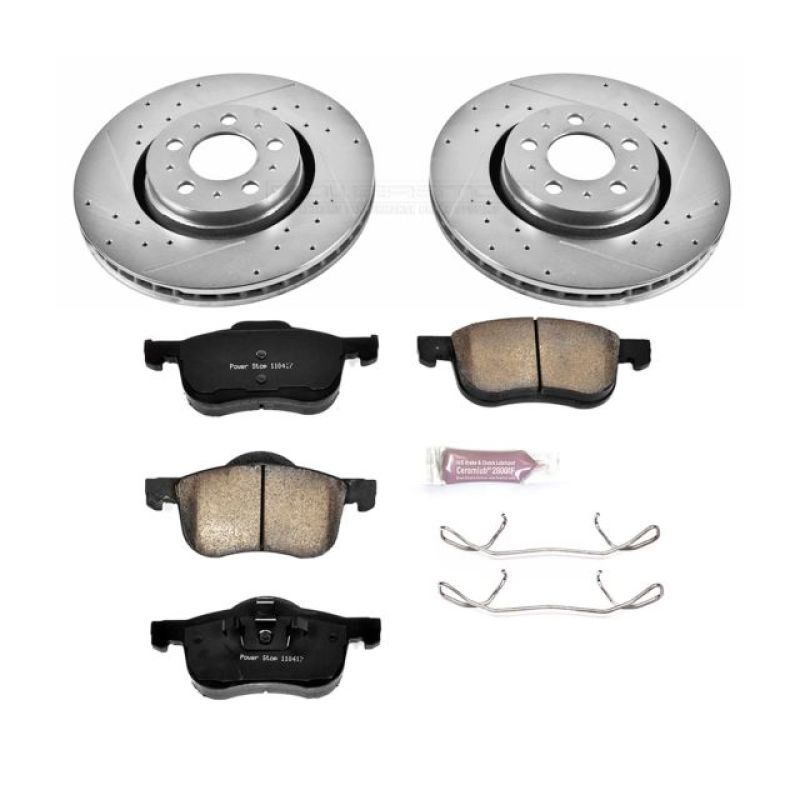 PowerStop K5193 fits Volvo 01-09 S60 Front Z23 Evolution Sport Brake Kit