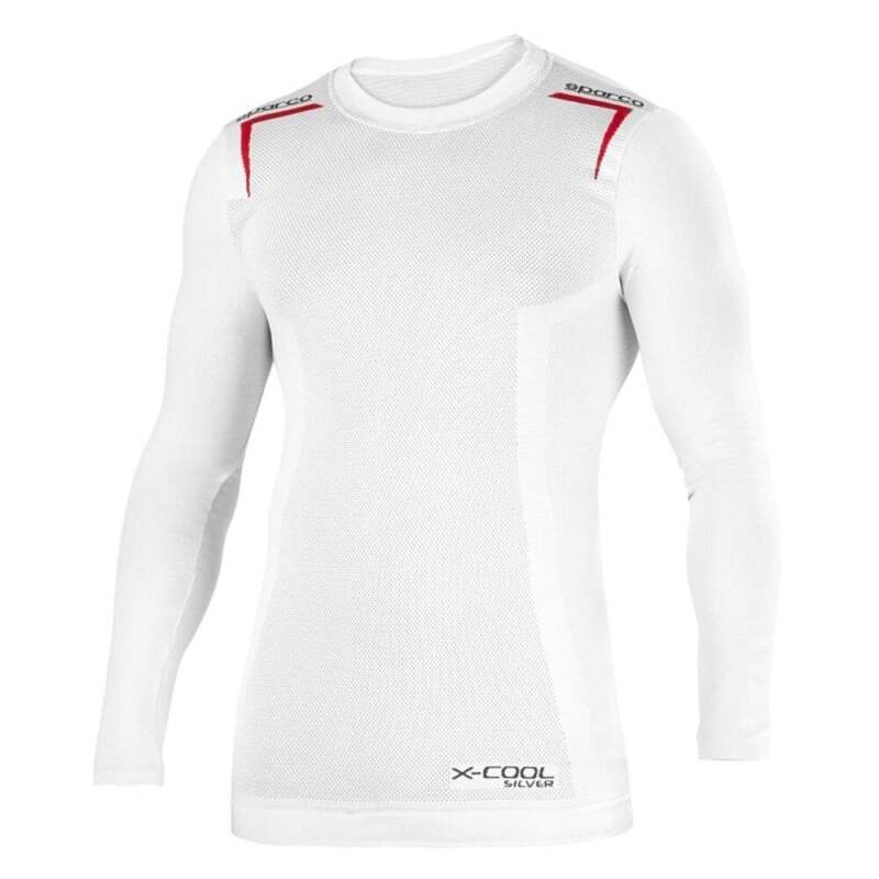 SPARCO 002202BIRS0XXS Undershirt K-Carbon Xxs White