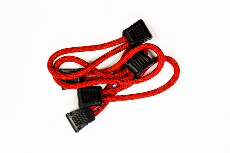 Fishbone Offroad FB51279-R Paracord Zipper Pulls 5 Pcs Red