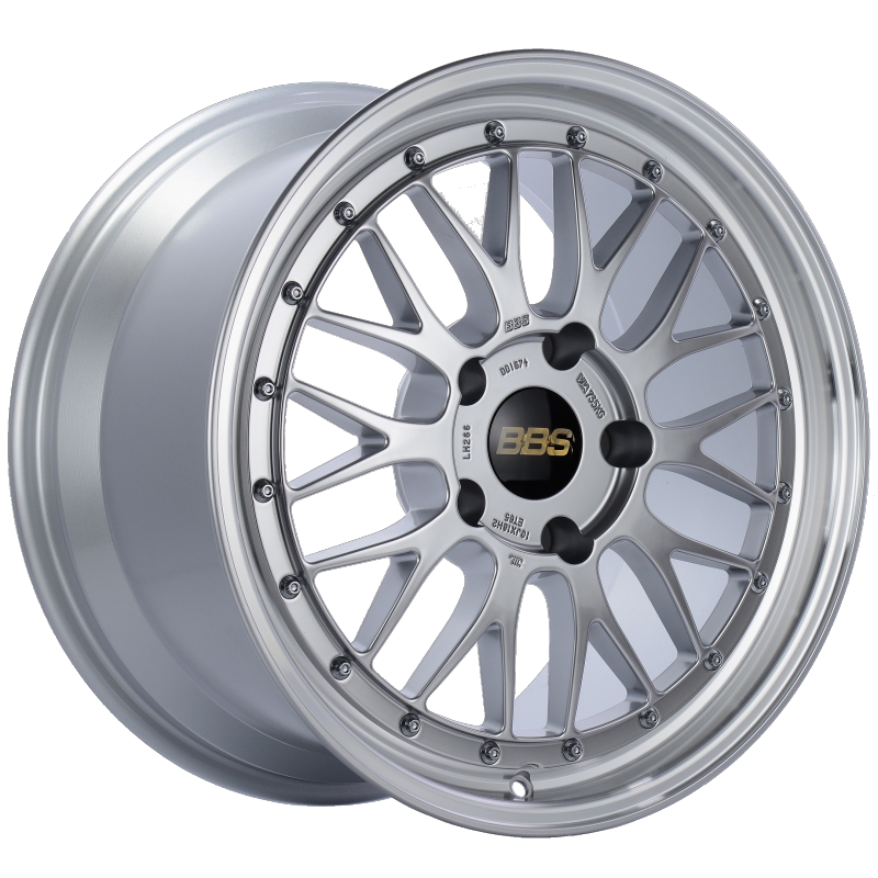 BBS LM266DSPK LM 18x10 5x130 ET65 CB71.6 Diamond Silver Center Diamond Cut Lip Wheel