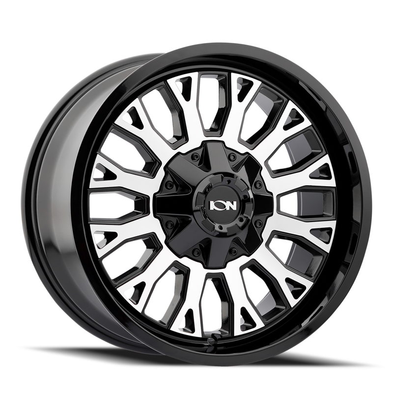 ION Wheels 152-2937BM ION Type 152 20x9 / 6x139.7 BP / 0mm Offset / 106mm Hub Black/Machined Wheel