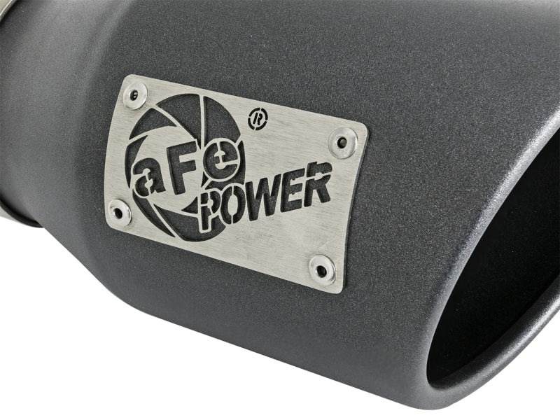 AFE 49T30452-B091 orce-Xp 3in 304 SS Metallic Black Exhaust Tip 3in In x 4-1/2i