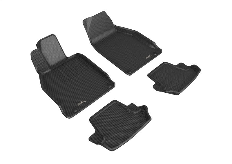 3D L1PO02101509 Maxpider 12-19 fits Porsche 911 Carrera/Convertible/S/4/4S (991/991.2) Kagu 1st 2nd Row - Set (Black)