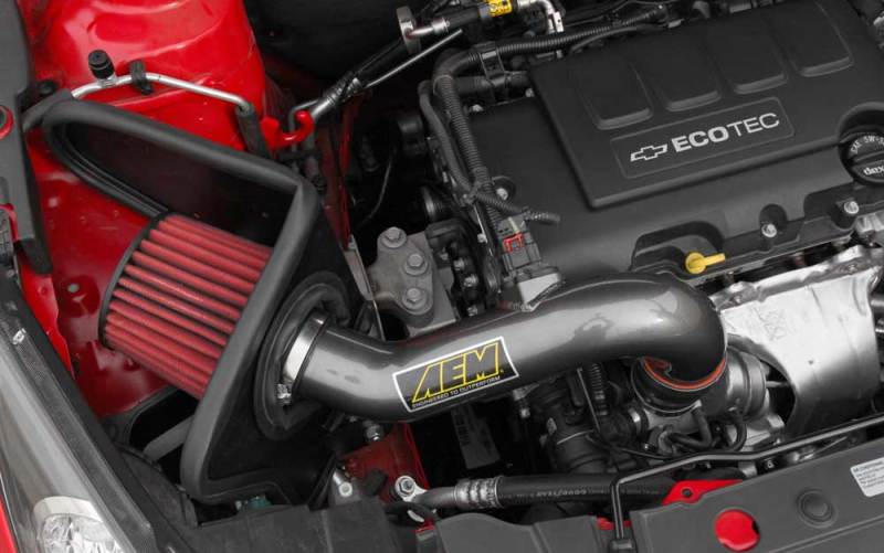 AEM 21-744C 2011-2014 fits Chevrolet Cruze 1.4L - Cold Air Intake System - Gunmetal Gray