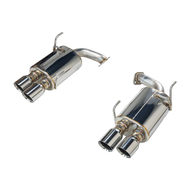 Remark RO-TTVB-DM fits Subaru WRX VB Axle Back Exhaust Burnt Steel Dual Wall Tip