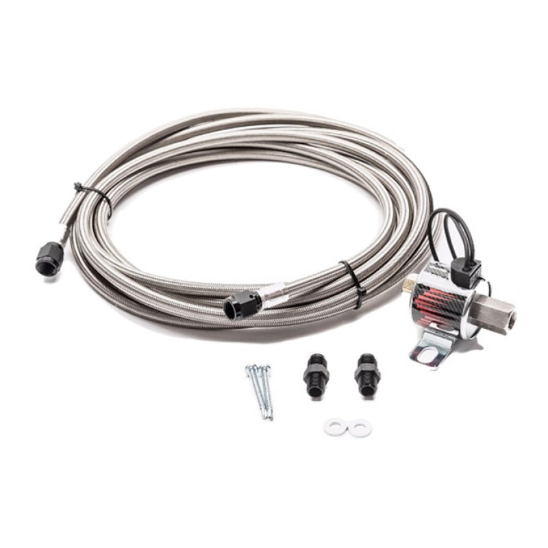 Snow Performance SNO-40012-BRD Braided SS Line Trunk Mount Upgrade (4AN SS Braid