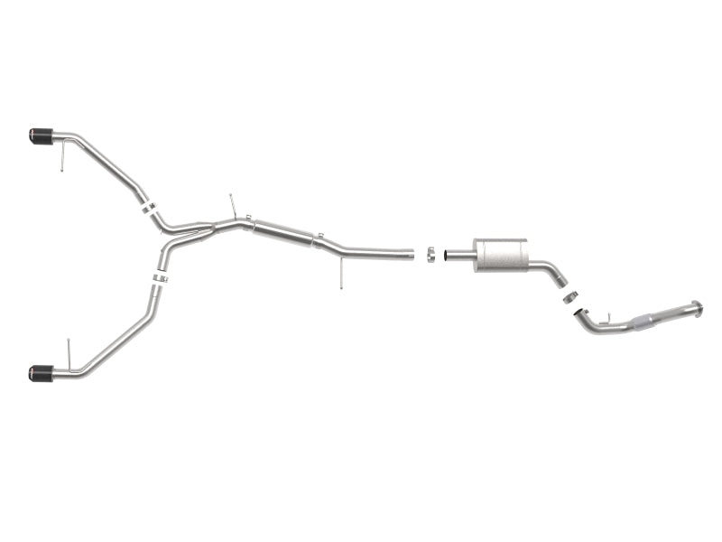AFE 49-36420-C fits Audi A4 (B9) MACH Force-Xp 3in to 2.5in 304 SS Cat-Back Exh