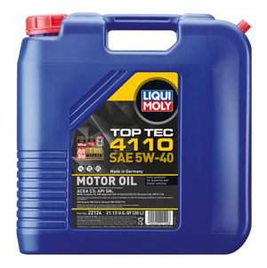 LIQUI MOLY 22124 20L Top Tec 4110 Motor Oil SAE 5W40