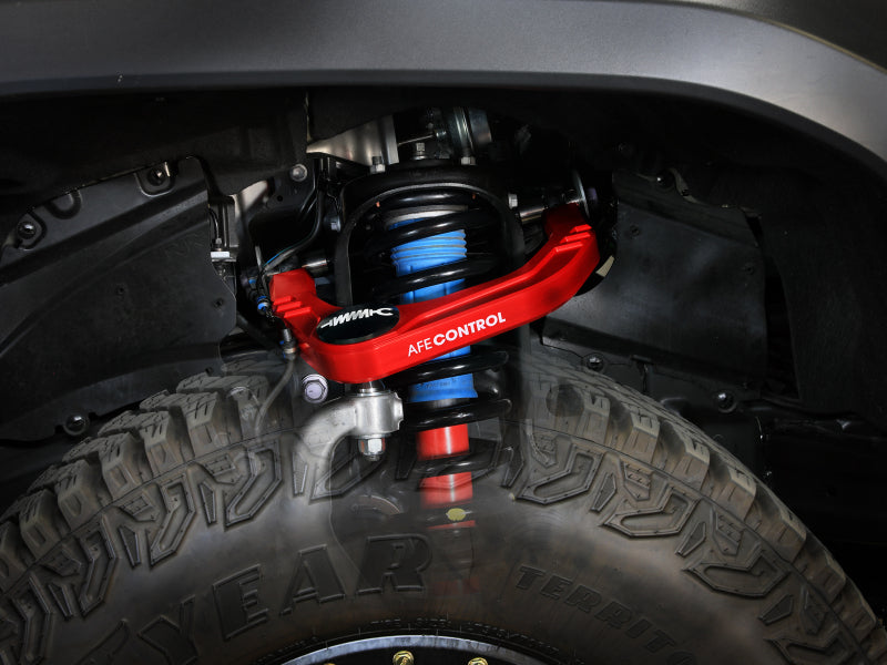 AFE 460-72T006-R Control 24-26 fits Toyota Tacoma Upper Control Arms - Set (Red)