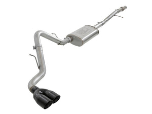 AFE 49-34106-B  Series 3in 304SS Exhaust Cat-Back w/Blk Tip 2019 fits GM Silver