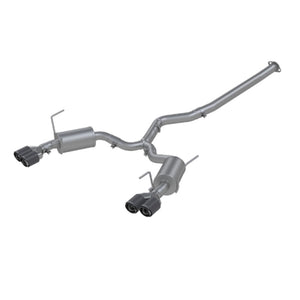 MBRP S48003CF fits Subaru WRX 2.0L/STI 2.5L 3in Dual Split Rear Exit w Tips
