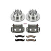 Power Stop KCOE5087 95-97 fits Ford F-350 Front Autospecialty Kit w/Cals