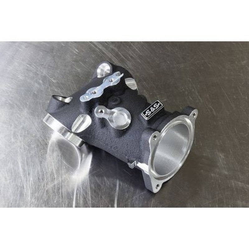 S&S 160-0276 Cycle M8 Models Premium 55mm CNC Ported Manifold - Black