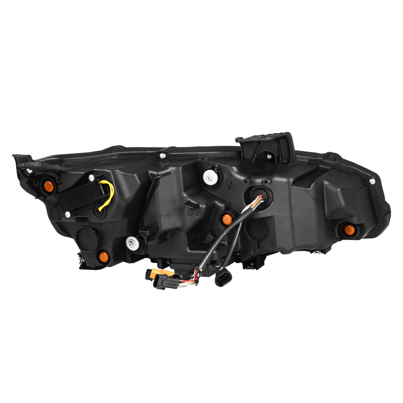 AlphaRex 880491 16-21 fits Honda Civic NOVA-Series LED Proj Headlights Blk w/
