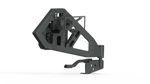 Road Armor 518RTC0B 18-20 fits Jeep Wrangler JL Stealth Rear Tire Carrier Assembly - Tex Blk