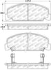 Stoptech 305.0273 Street Select Brake Pads - Front