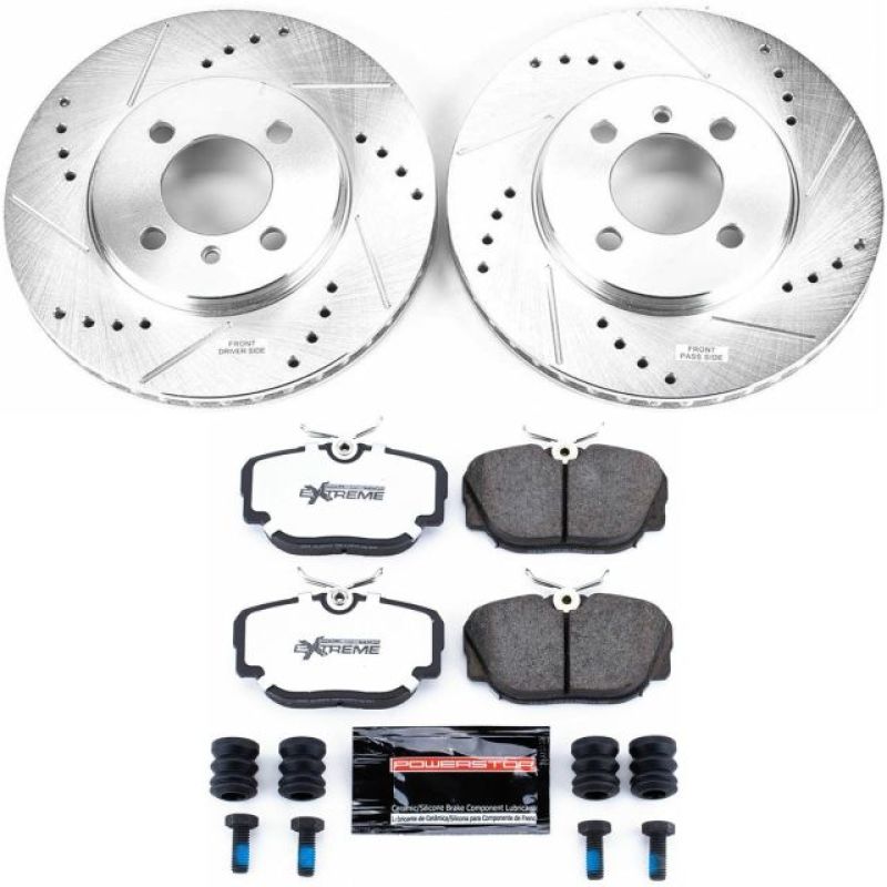 PowerStop K3008-36 91-92 fits BMW 318i Front Z36 Truck & Tow Brake Kit