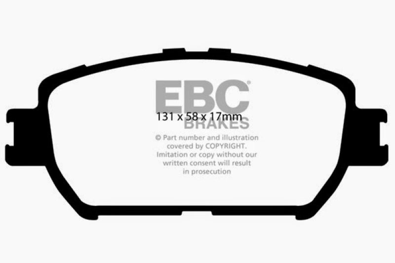 EBC DP21642 fits Lexus 06-07 GS300 3.0 Greenstuff Front Brake Pads