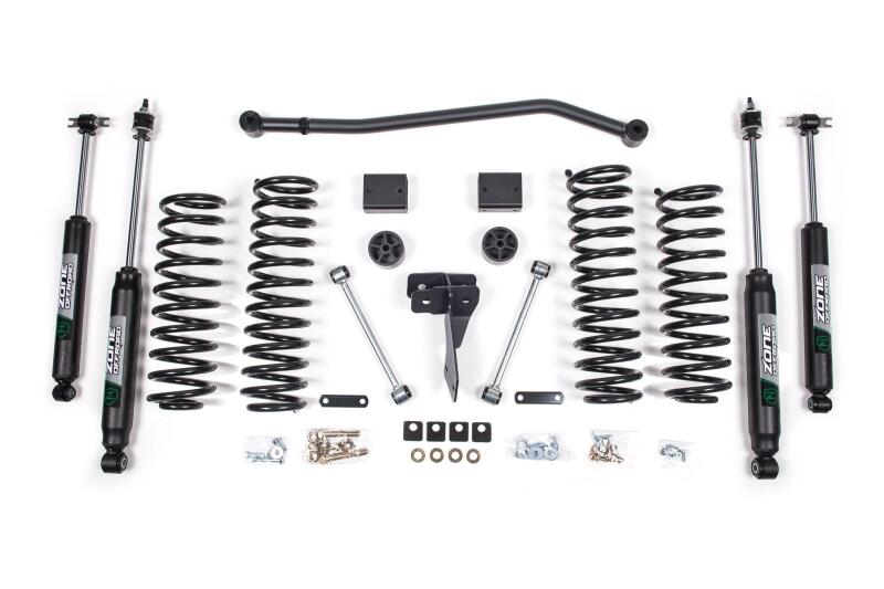 Zone Offroad ZONJ14N 07-15 fits Jeep JK 2dr 4in Suspension Kit