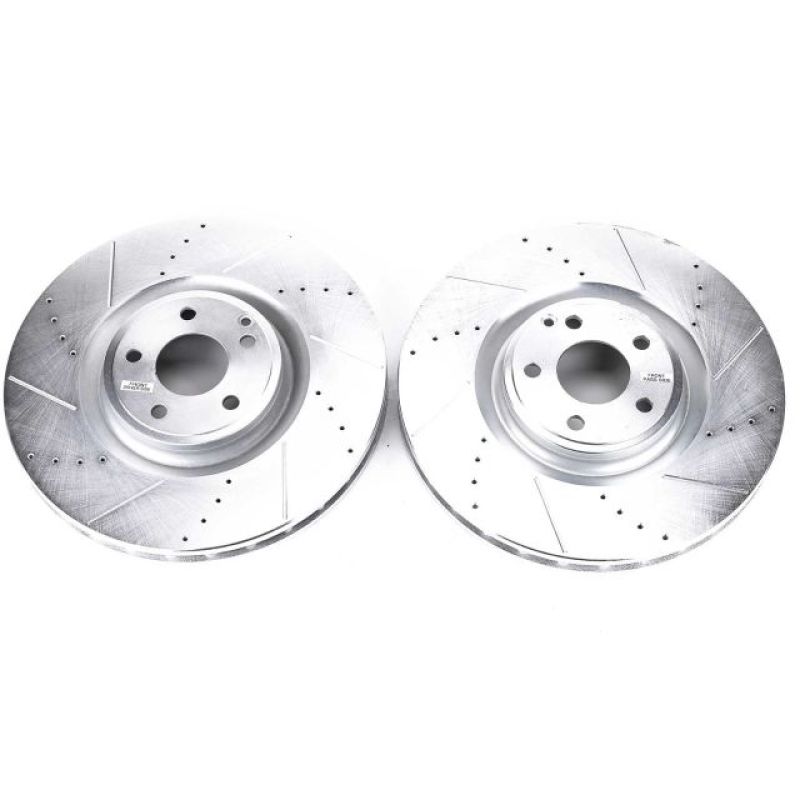 Power Stop fits Mercedes-Benz CLS550 Front Drilled & Slotted Rotor - Pair