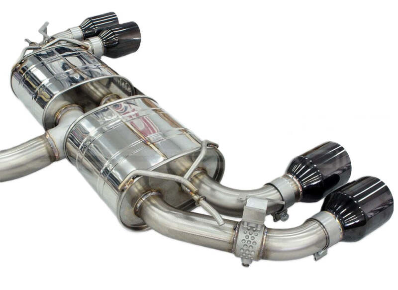 Invidia HS22GFR8GV4SB 2022+ fits Volkswagen Golf R MK8 76mm R400 Valved Cat Back