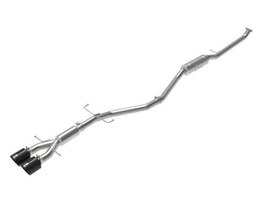 AFE 49-36619-B  2.5in 304SS Cat-Back Exhaust System w/ Black Tips 17-20 fits Ho