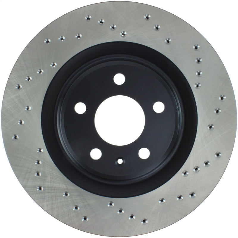 Stoptech 128.33137L 12 Audi S4 Rear Left Drilled Rotor