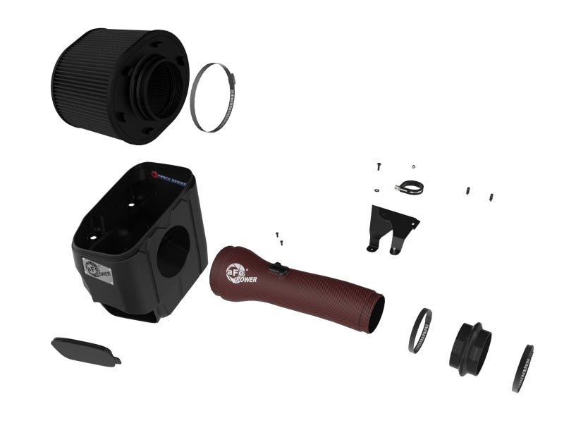 aFe 57-10032KR 2025+ fits Dodge Ram 1500 RHO Track Series Red Kevlar Cold Air Intake System w/ Blk Pro 5R Filter