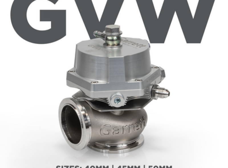 Garrett 908827-0004 GVW-40 40mm Wastegate Kit - Silver