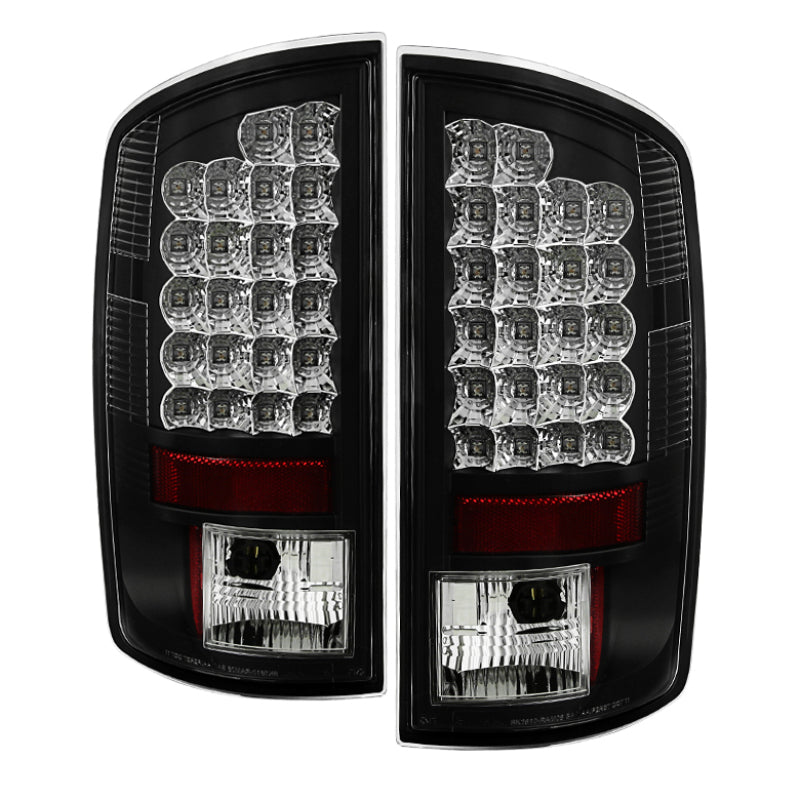 Spyder 5002617 fits Dodge 07-08 Ram 1500/Ram 07-09 2500/3500 LED Tail Lights Bl